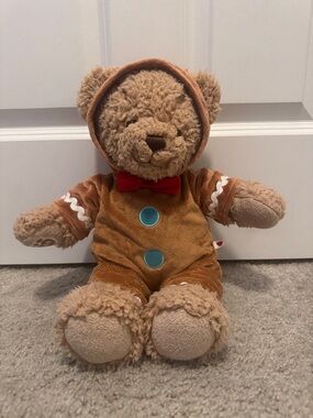 Plush Gingerbread Teddy Bear - Brown Kids Toy